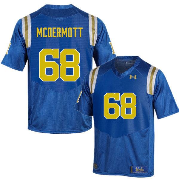 Men #68 Kevin McDermott UCLA Bruins Under Armour College Football Jerseys Sale-Blue